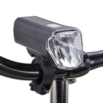 Preview: Kit Éclairage Vélo LED Avant & Arrière Noir - Visibilité Maximale Jour & Nuit - 3 Niveaux de Luminosité - IPX3/IPX4
