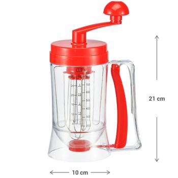 Preview: Praktischer Teigportionierer inklusive Messbecher, 800ml