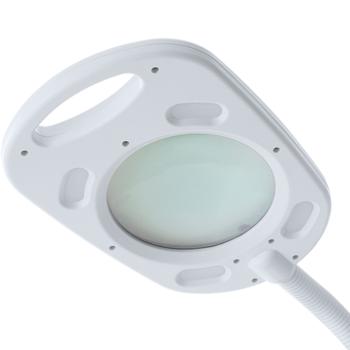 Preview: Lampe-loupe LED Grossissement x5 - Éclairage 450 Lumens pour Bricolage Maquillage Réparation - Bras articulé 360° Pince Étau - 5W 6000K