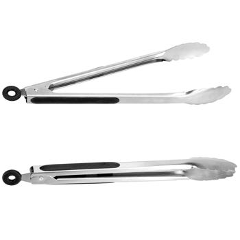 Preview: Stainless steel barbecue tongs, 34cm