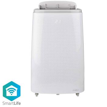 Preview: Powerful mobile air conditioner, excellent cooling capacity 16,000 BTU, with dehumidifier, app control, energy class A, white
