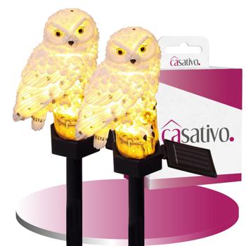 Preview: Originelle LED Solar Eule, 2er-Set, wetterfest und witterungsbeständig, Solar Gartenleuchte mit Dämmerungssensor, effektvolle Lichtquelle für Garten und Balkon Preview: Originelle LED Solar Eule, 2er-Set, wetterfest und witterungsbeständig, Solar Gartenleuchte mit Dämmerungssensor, effektvolle Lichtquelle für Garten und Balkon