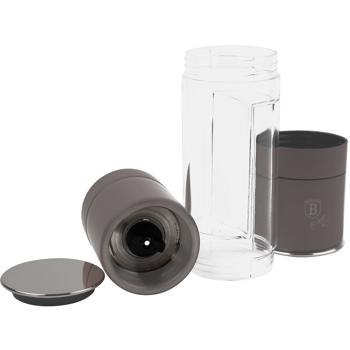 Preview: macina sale e pepe 2in1: taupe opaco, macina spezie di design - Elegante e pratico - Macina sale e pepe allo stesso tempo - Un vero e proprio richiamo visivo per ogni cucina