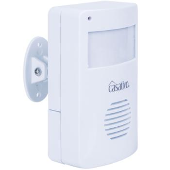 Preview: Rilevatore di passaggio wireless con sensore PIR, 8 m, batteria. Allarme campanello. Rilevatore di movimento wireless con ricevitore. Sorveglianza affidabile per la casa