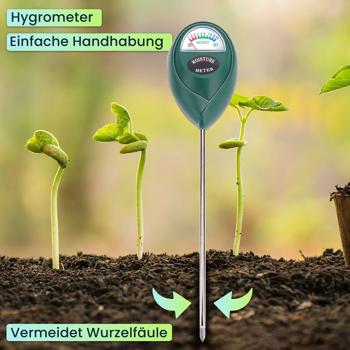 Preview: 9er-Set Feuchtigkeitsmessgerät für Pflanzenböden, Feuchtigkeitssensor / Hygrometer Pflanzenerde, zeigt präzise die Feuchtigkeit im Boden an