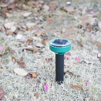 Preview: set di 4 repellenti per talpe e arvicole, punte per il terreno, a energia solare, fino a 2.800 m², IP44, ecologico, senza prodotti chimici, risultati rapidi