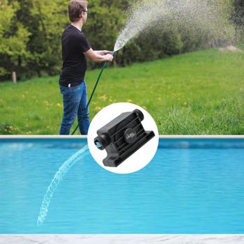 Preview: Pompa da trapano per il pompaggio e il trasferimento dell‘acqua, fino a 1200 l/h, sistema a scatto, inclusi 2 adattatori per tubi e fascette