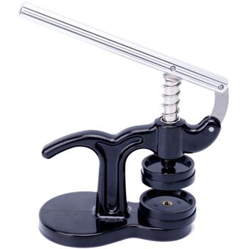 Preview: Presse de boîtier de montre professionnelle - Outil réparation 17 pièces pour changement pile - 12 matrices - Anti-rayures - Pour montres-bracelets