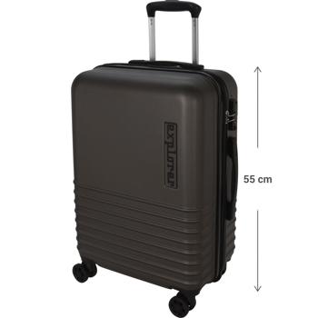 Preview: Robustes 2-tlg. Trolley-Set (Hartschalenkoffer) in Anthrazit – Mit TSA Zahlenschloss, ABS & Aluminium – Sicherer & langlebiger Reisebegleiter Preview: Robustes 2-tlg. Trolley-Set (Hartschalenkoffer) in Anthrazit – Mit TSA Zahlenschloss, ABS & Aluminium – Sicherer & langlebiger Reisebegleiter