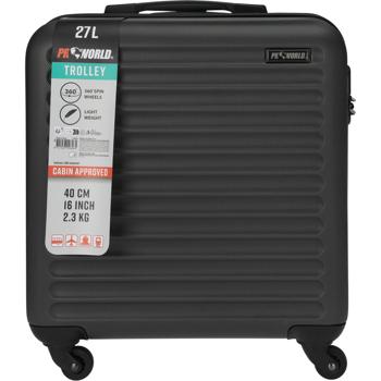 Preview: Kompakter Reisekoffer 40 cm Dunkelgrau – 27 Liter Hartschale - Leicht, stabil & Optimaler Begleiter für Reisen Preview: Kompakter Reisekoffer 40 cm Dunkelgrau – 27 Liter Hartschale - Leicht, stabil & Optimaler Begleiter für Reisen