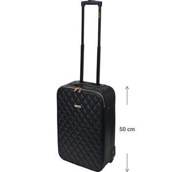 Preview: Hochwertiges 2-tlg. Trolley-Set, schwarzes Steppmuster. Koffergrössen: 34x52cm & 40x62cm. Stilvoll, geräumig, die ideale Reiselösung Preview: Hochwertiges 2-tlg. Trolley-Set, schwarzes Steppmuster. Koffergrössen: 34x52cm & 40x62cm. Stilvoll, geräumig, die ideale Reiselösung