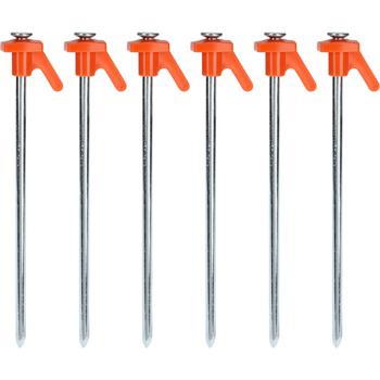 Preview: Zeltheringe aus Metall, 6 Stück, 21 cm