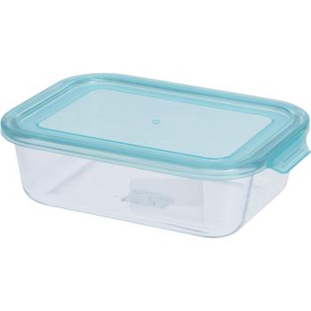 Preview: Grosse XL Borosilikat-Glas Vorratsdose, 1.48 l, Frischhaltebox für Lebensmittel, stabile Aufbewahrungsbox, exzellente Haltbarkeit