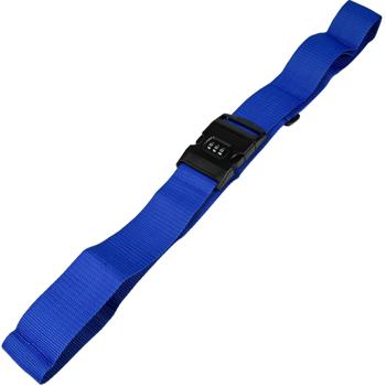 Preview: 2er-Set Koffergurt mit Zahlenschloss, 5 x 180 cm, blau