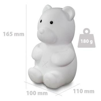 Preview: Night light “Basti the Bear“, various light modes, battery-powered