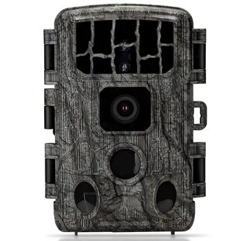 Preview: telecamera 4K UHD per animali selvatici con 2 rilevatori di movimento PIR, trasmissione live via smartphone, visione notturna con 42 LED IR, monitor a colori, WLAN, standby 8 mesi, IP65