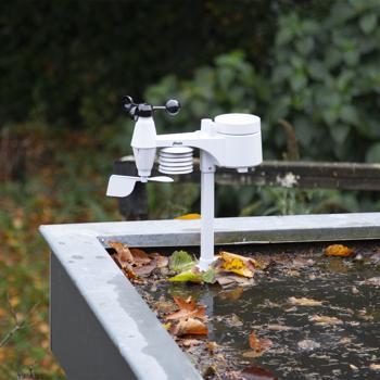 Preview: Hochpräzise Wetterstation mit Profi Aussen Messstation - Hitzeindex, Taupunkt, Mondphasen - LCD-Anzeige für maximale Daten