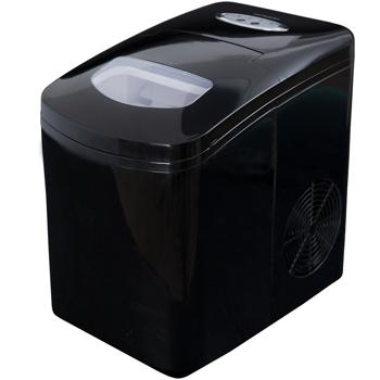 Machine à glaçons Moderne Noire - Glaçons Sphériques 2 Tailles en 10 Min - Idéale Cocktails, Boissons, Café Glacé, Jus - 150W-1.7L-LED