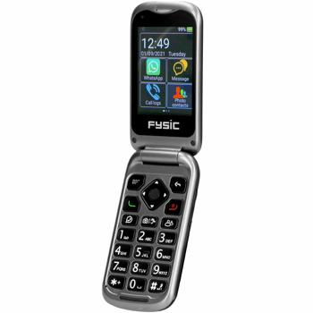 Preview: Premium Natel für Senioren, Klapphandy mit Notruftaste, grosser Touchscreen, grosse Tasten, lauter Ton, sprechende Tasten aktivierbar