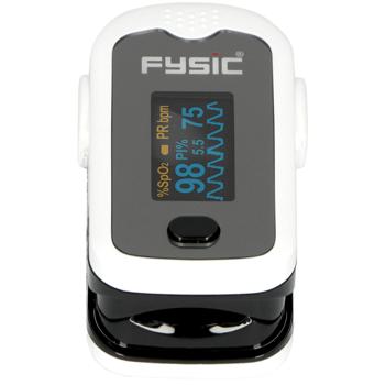 Preview: Oxymètre de pouls digital - Mesure fiable fréquence cardiaque & SpO2 - Fonction alarme - Idéal apnée du sommeil, asthme, maladies cardiaques