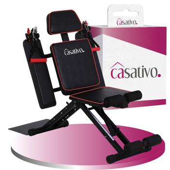 Preview: 40 in 1 full-body exercise bike, for 40 strength and fitness exercises, pulleys, for all muscle groups