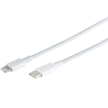 Preview: 3er-Set Schnellladekabel USB-C auf Lightning, weiss, 0,5 m, bis 480Mbit/s, Quick Charge für iPhone 5, 6, 7, 8, 9, X, XS, 11, 12, 13, 14 PRO / PRO-MAX