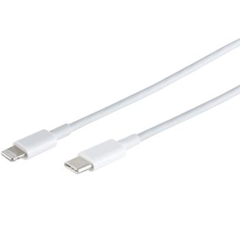 Preview: USB-C to Lightning fast charging cable, white, 1.5 m Preview: USB-C to Lightning fast charging cable, white, 1.5 m