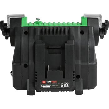 Preview: Smerigliatrice doppia a batteria con dischi per affilare e lucidare - affila coltelli, trapani e forbici, mobile e flessibile 