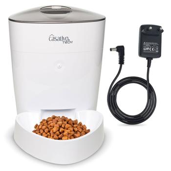 Preview: 2 Distributeurs Automatiques de Croquettes Wi-Fi 4L - Chiens & Chats - 1-10 Repas/Jour - Gamelles Amovibles - Compatible SmartLife/Tuya