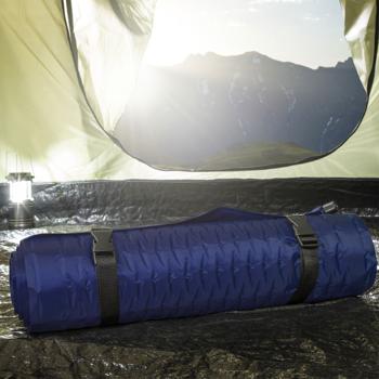 Preview: 2er-Set Selbstaufblasende Isomatte mit Verschlussbändern, 188 x 51 x 2 cm