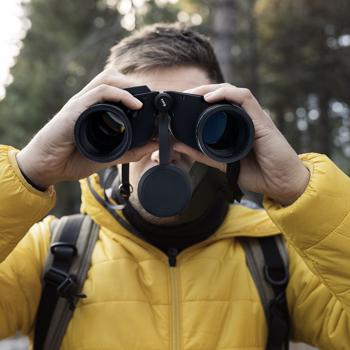 Preview: Jumelles marines 7x50 étanches IPX7- écran OLED, boussole numérique 360°, calcul distance/taille, champ 131m, BaK4 Porro Prisme- noir