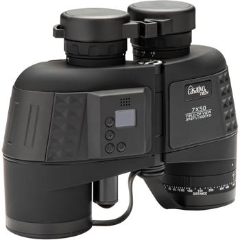 Preview: Jumelles marines 7x50 étanches IPX7- écran OLED, boussole numérique 360°, calcul distance/taille, champ 131m, BaK4 Porro Prisme- noir