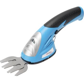 Preview: Cordless grass and shrub shears, 1100 rpm, replaceable grass and shrub cutting blade, charge level indicator, ergonomic handle, safety switch