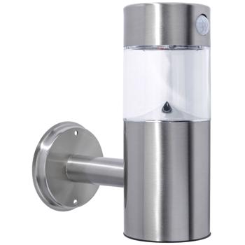 Preview: set of 4 LED wall light, solar-powered with motion detector, IP44 outdoor light
