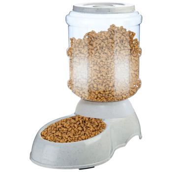 Preview: Futterspender 3,5L - Automatischer Trockenfutterautomat für Hunde & Katzen - Schwerkraftprinzip - Transparenter Behälter - Robust & hygienisch