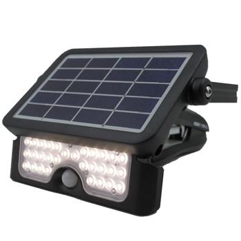 Preview: set of 2 solar outdoor wall lights with motion detector, 5000 lm, IP65