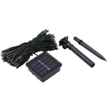 Preview: Guirlande Solaire LED 12m - 100 LED, Éclairage d’Ambiance, 8 Modes - Capteur Luminosité Automatique, IP44 Étanche - Idéale Jardin, Balcon