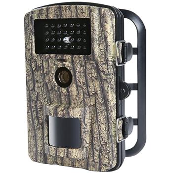 Preview: Telecamera di sorveglianza per animali selvatici Full HD con design mimetico: con sensore di movimento, visione notturna, microfono e protezione dalle intemperie IP66
