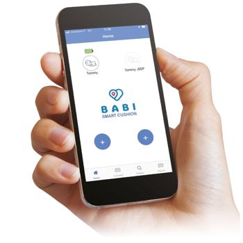 Preview: Coussin de siège intelligent enfant - Alarme détection, contrôle via application iOS/Android - Ignifuge, étanche, GPS, batterie 2 ans