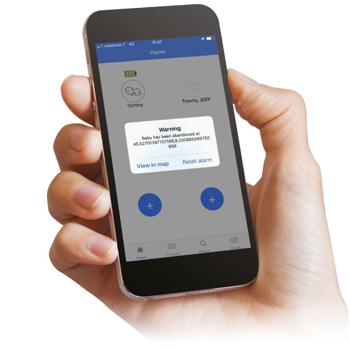 Preview: Coussin de siège intelligent enfant - Alarme détection, contrôle via application iOS/Android - Ignifuge, étanche, GPS, batterie 2 ans