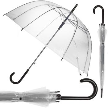 Preview: 4er-Set Stabiler Regenschirm mit Automatiköffnung, transparent, Ø 85 cm, moderner und stylischer Regenlook, leichte Handhabung Preview: 4er-Set Stabiler Regenschirm mit Automatiköffnung, transparent, Ø 85 cm, moderner und stylischer Regenlook, leichte Handhabung