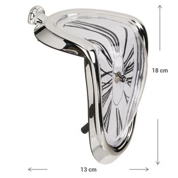 Preview: Kreative schmelzende Uhr, Salvador Dali Design, 18x13 cm – Aussergewöhnliche Dekoration für ein stilvolles Zuhause - einzigartiger Blickfang Preview: Kreative schmelzende Uhr, Salvador Dali Design, 18x13 cm – Aussergewöhnliche Dekoration für ein stilvolles Zuhause - einzigartiger Blickfang