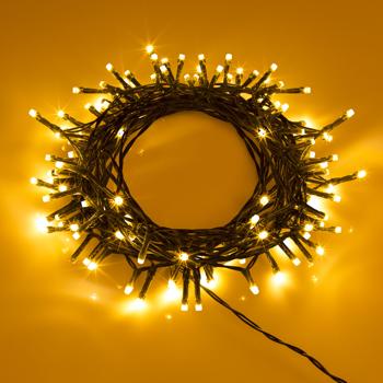 Preview: set de 2 guirlandes lumineuses pour l‘intérieur et l‘extérieur, blanc chaud et multicolore, 12,2 mètres chacune, IP44