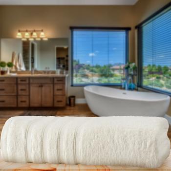 Preview: Sauna towel, 50% bamboo & 50% cotton, 70 x 200 cm, natural