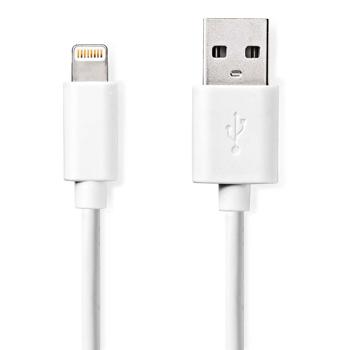 Preview: 2er-Set MFi Zertifiziertes iPhone Ladekabel, 1 Meter, weiss – USB-A auf Lightning – Für sicheres und schnelles Laden aller kompatiblen iPhones