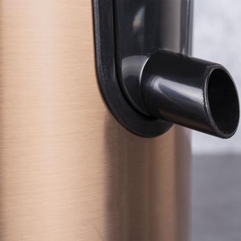 Preview: Potente estrattore per frutta e verdura, 500 W, grande contenitore per la polpa e contenitore succo da 600 ml – elegante design oro rosa per succhi freschi