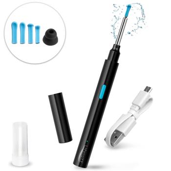 Preview: Nettoyeur d‘oreille Wi-Fi avec caméra HD 1920x1080 - Nettoyage sûr oreilles & narines - IP67, Android/iOS, 5 embouts, sans fil