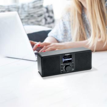 Preview: Radio Internet WLAN avec affichage de la météo et fonction d‘alarme, haut-parleurs stéréo