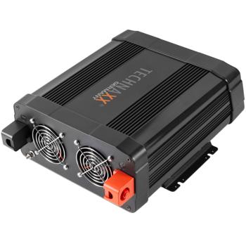 Preview: Inverter professionale per auto da 12V a 230V con 2 prese e USB Quick Charge: alimentatore mobile per il viaggio, potente e versatile