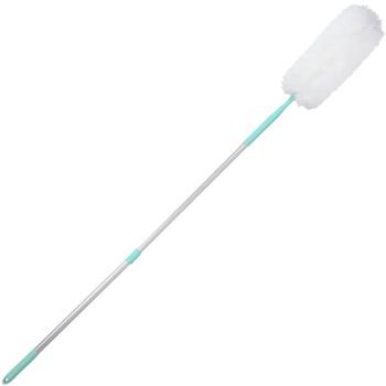 Preview: Spolverino con manico telescopico in alluminio, 115 - 160 cm, bianco/blu Preview: Spolverino con manico telescopico in alluminio, 115 - 160 cm, bianco/blu